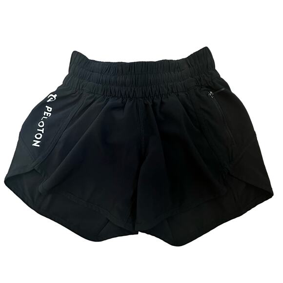 Lululemon|Peloton‎ Sporty Tracker 3.5" Shorts w/liner|Black|SZ 2 - Picture 1 of 4